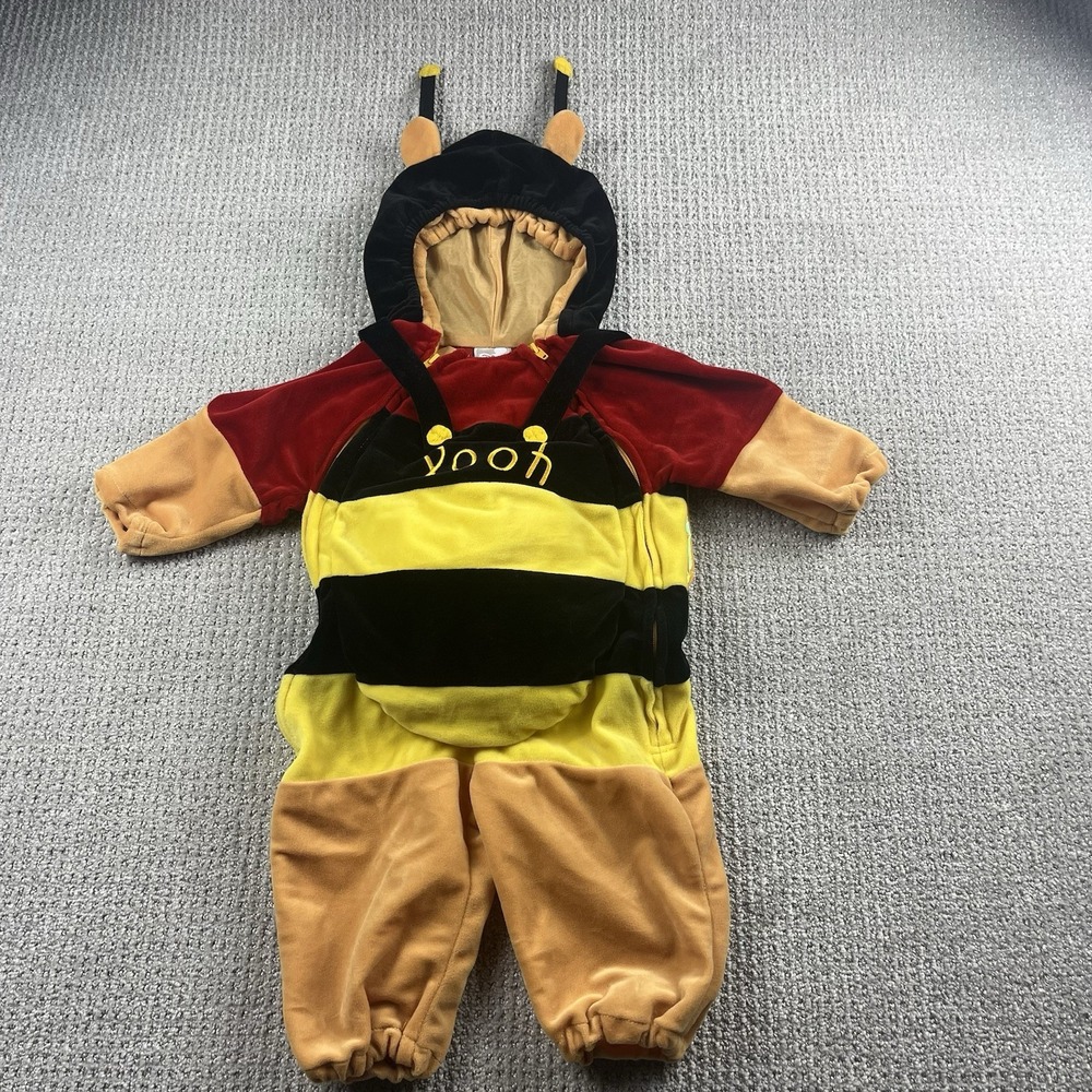 Disney Store Winnie the Pooh Honey Bumble Bee Plush Halloween Costume 18 Months